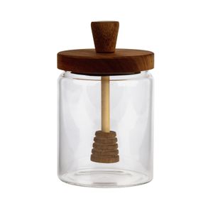 Meleira Wood Vidro Acácia 14cm - A\CASA