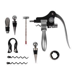 Kit Acessórios para Vinho Metal com 9 Peças -  A\CASA