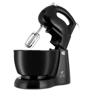Batedeira Britânia Perola Turbo Double Bowl 500W Preta 550
