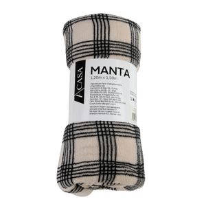 Manta Check 120X150cm - A\CASA