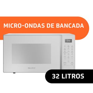 Micro-ondas Brastemp 32L com Menu Gourmet Branco BMS46AB