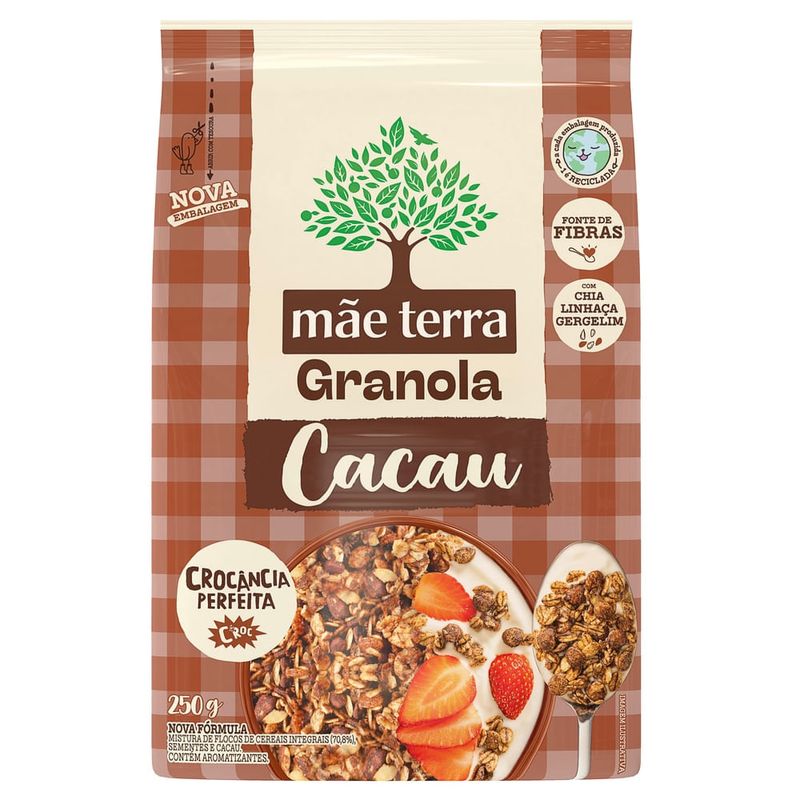 Granola MÃE TERRA Cacau Nibs 250g-1775071449635