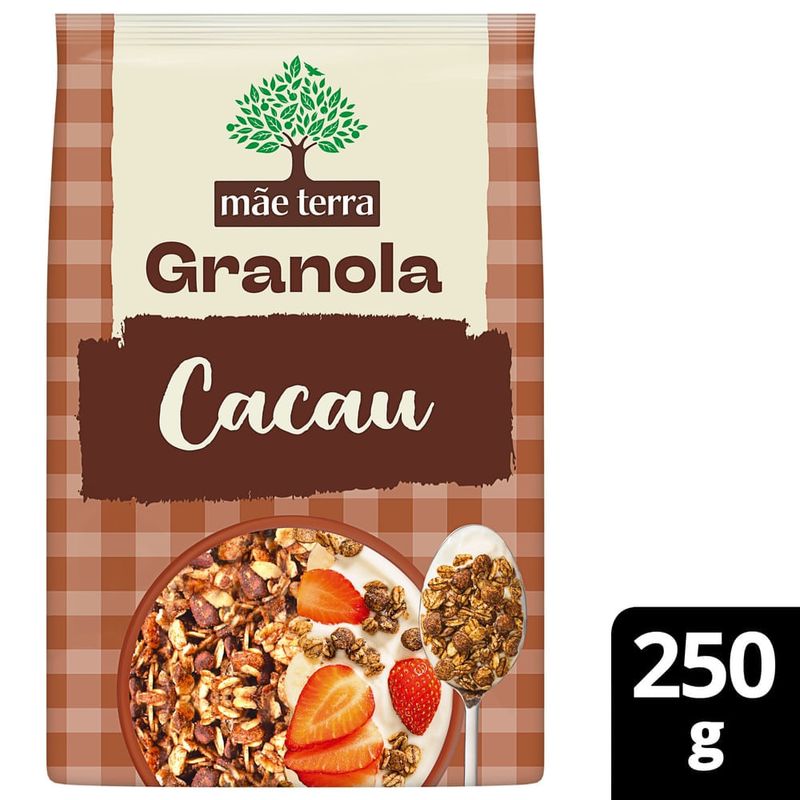 Granola MÃE TERRA Cacau Nibs 250g-1775071514973