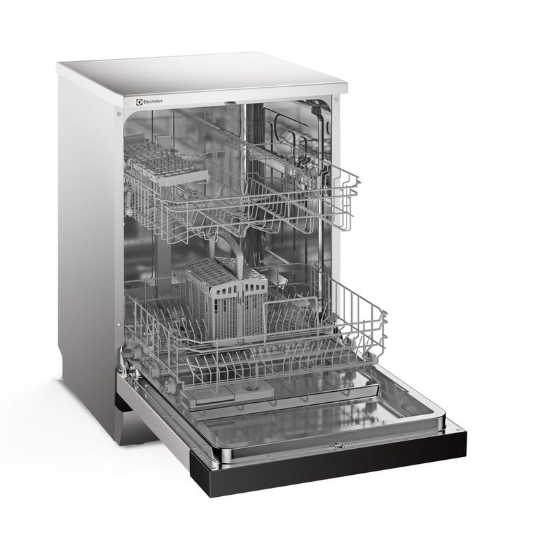 Compre Lava-Louça Electrolux 14 Serviços Inox com Programa Lava & Seca 50 min LS14E e Ganhe Detergente FINISH Tabletes Power Ball Quantum 26 unidades -1777900173624