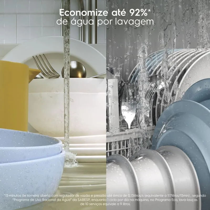 Compre Lava-Louças Electrolux 10 Serviços Inox com Programa Lava & Seca 50 min LS10E 127V e Ganhe Detergente FINISH Power Ball Quantum com 26 Tabletes-1777902898917