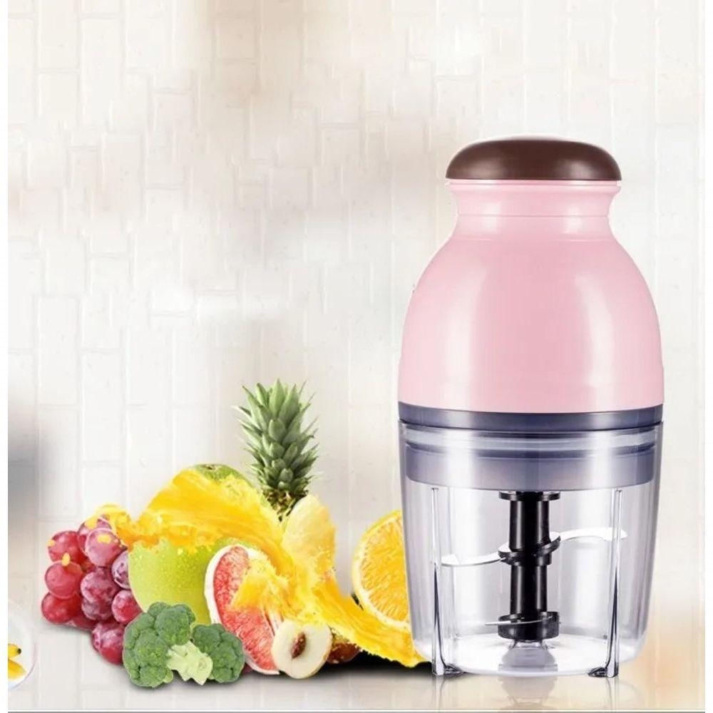 Mini Moedor Eletrico De Carne De Alimentos Picador De Frutas 110V