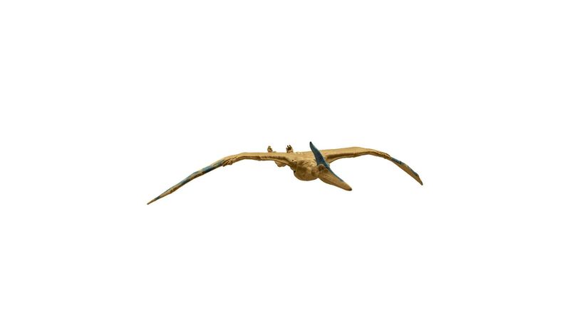 Figura de Ação - Jurassic World - Pteranodon - Cinza - 30 cm - Mattel