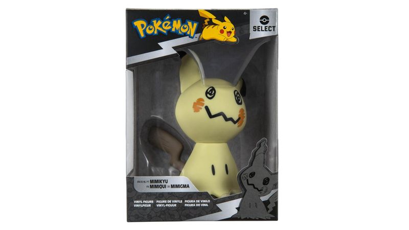 Figura de Vinil - Pokemon - Mimikyu - Branco - 10 cm - Sunny - D