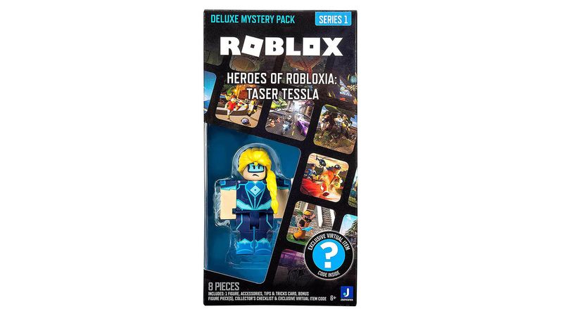 ROBLOX Deluxe Mystery Pack Heroes of Robloxia Taser TESSLA for