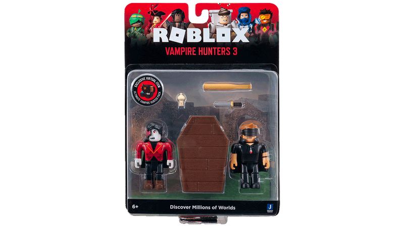 2 Bonecos Roblox Carpinteiro Construtor Feiticeiro Xamã Toys