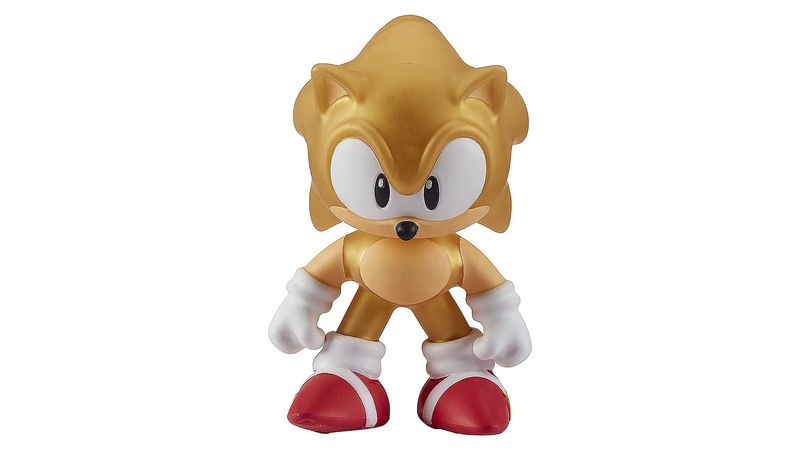 Figura de Ação - Sonic - O Ouriço - Edição 30 Anos - Elástico - Dourado -  12cm - Sunny - Angeloni Eletro