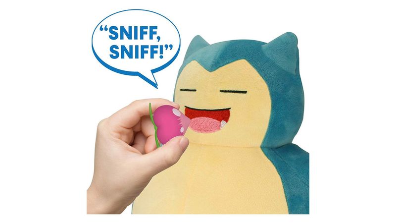 Pelúcia - Pokemon - Snorlax - Com Som - Snooze Action - 26cm