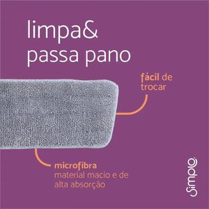 Refil para Mop Spray Microfibra - SIMPLO