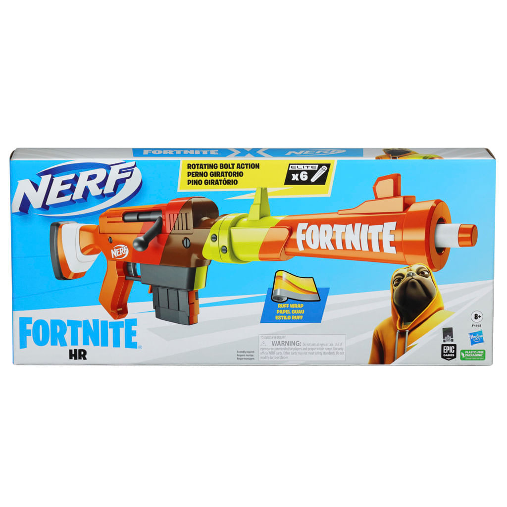 Lança-Dardos - Fortnite HR - Nerf - 6 Dardos - Hasbro