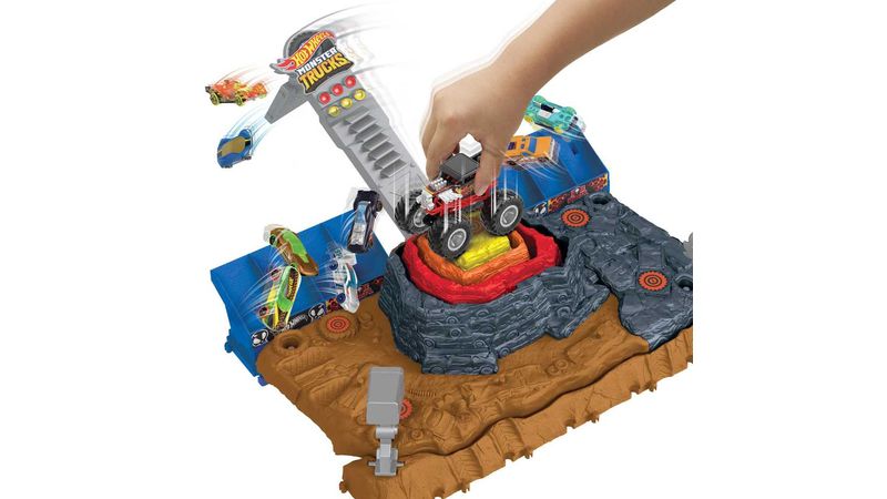 Pista De Corrida - Hot Wheels - Monster Trucks - Arena De Demolição -  Mattel - Angeloni Eletro