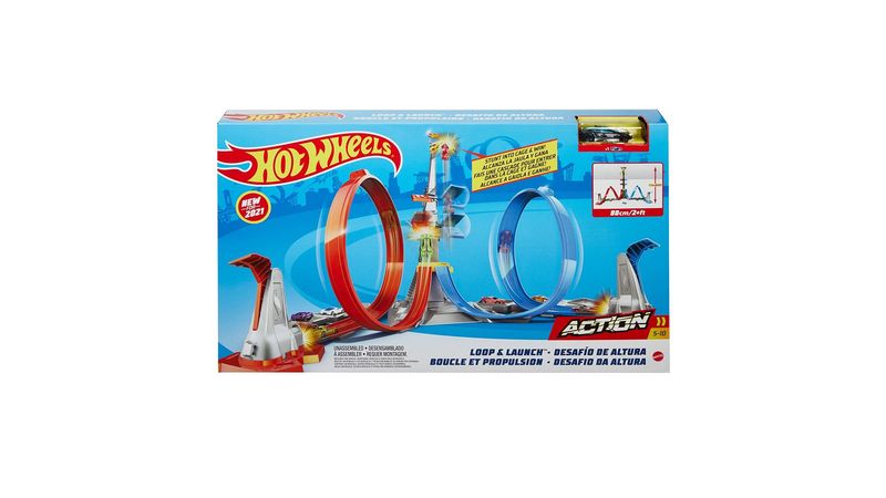 Pista de Percurso – Hot Wheels Action – Desafio da Altura – Mattel