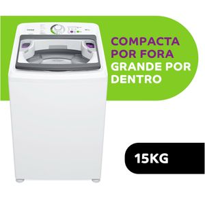 Máquina de Lavar Consul 15kg Lavagem Econômica e Ciclo Edredom Branca CWH15AB