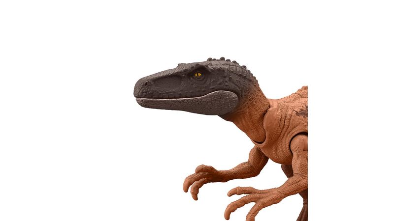 Jurassic World - Figura dinossauro T-Rex passo e ataque, JURASSIC WORLD