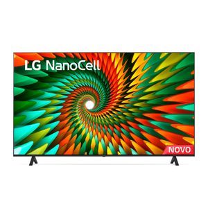 Smart TV 50" LG NanoCell 4K Bluetooth ThinQ AI Alexa Built-In 50NANO77SRA