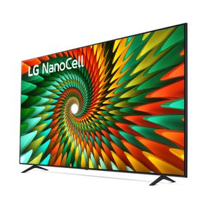 Smart TV 75" LG NanoCell 4K Bluetooth ThinQ AI Alexa Built-In 75NANO77SRA