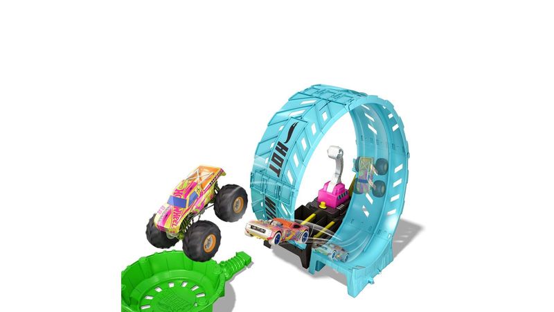 Pista De Corrida - Hot Wheels - Monster Trucks - Arena De Demolição -  Mattel - Angeloni Eletro