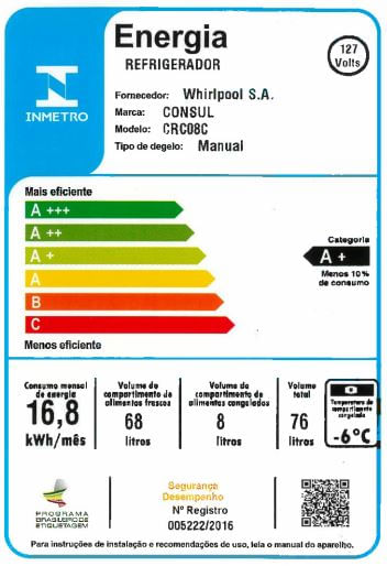 Consul_Compactos_CRC08CB_Selo_Inmetro_127v