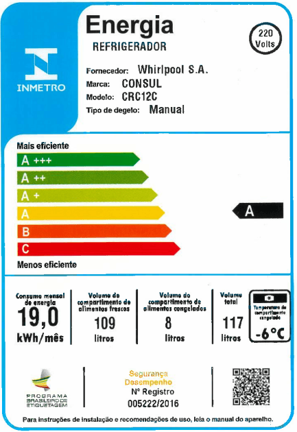 Consul_Compactos_CRC12CB_Selo_Inmetro_220v