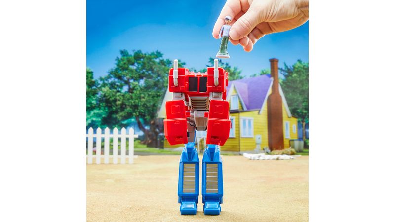 Conjunto de Mini Boneco e Figura de Ação - Transformers - Optimus