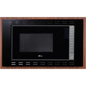 Kit Fischer: Forno Micro-ondas Fit Line Embutir 25L Preto e Forno Eletrico de Embutir Fit Line 44L Frontal Preto 31630