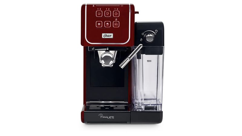 Cafeteira Espresso Oster PrimaLatte Touch Red - Loja Oficial