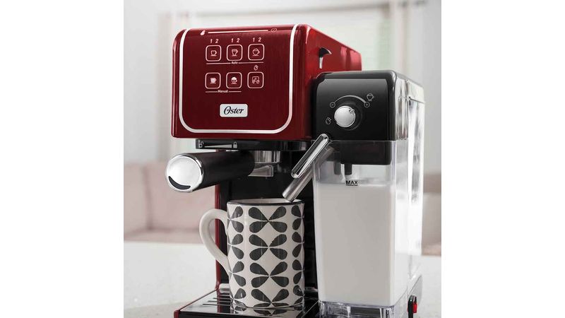 Cafeteira Espresso Oster PrimaLatte Touch Red - Loja Oficial