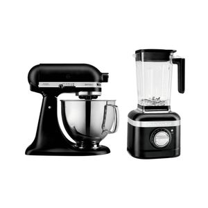 Kit Kitchenaid: Batedeira Planetária Black Matte 4.8L KEA30CP e Liquidificador K400 Preto KUA35AP