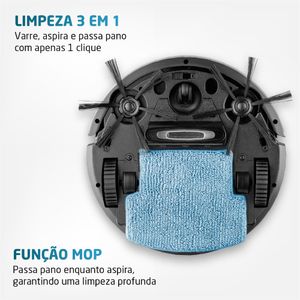 Robô Aspirador de Pó Mondial Pratic Clean Preto RB-11