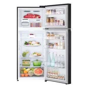 Geladeira LG Inverter Top Freezer 395L Black GN-B392PXG