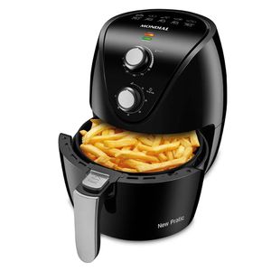 Fritadeira Elétrica Mondial Air Fryer 3,5L Antiaderente Preto AF-31