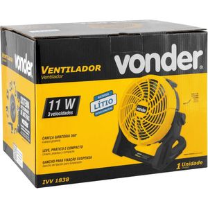 Ventilador 18V 7" Ivv1838 SemBat SemCarvonder