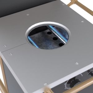 Aquecedor a Gas Renaissance com Tampa Preto Fosco Gas Glp