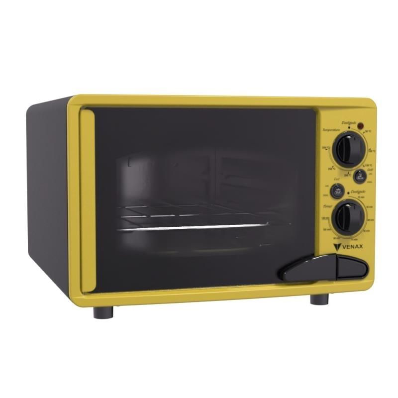 Forno 45l Venax Amarelo - Elétrico - Classic Vintage - 110v - Feluc45