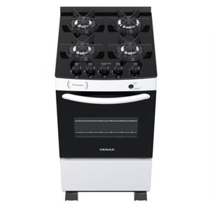 Fogao 4 Bocas Venax Picasso Vitreo Branco Gas Glp