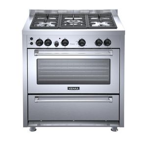 Fogao 5 Bocas Venax Temis Inox Gas Glp