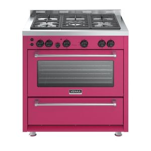 Fogao 5 Bocas Venax Temis Pink Gas Glp