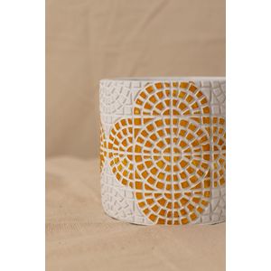 Vaso Ladrilho Amarelo M