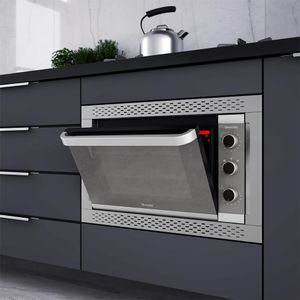 Forno Elétrico de Embutir Decorato Inox 44 Litros