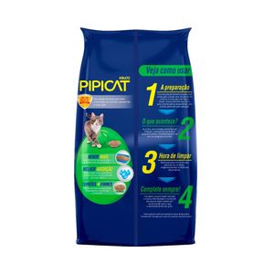 Areia Higiênica PIPICAT para Gatos Pacote 12kg