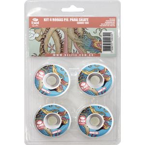 Kit rodas para skate 51x31mm em PU - Bel Sports