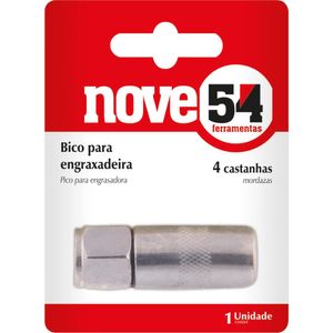 Bico para bomba graxa 4 castanhas 1/8" npt - Nove54