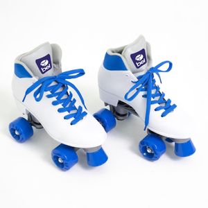 Patins Bel Quad - Retro Basic Branco/Azul Tam 36