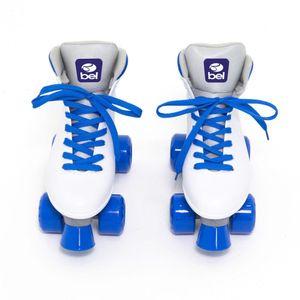 Patins Bel Quad - Retro Basic Branco/Azul Tam 35