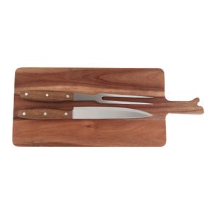 Kit para Churrasco Inox com 3 Peças 47cm - A\CASA