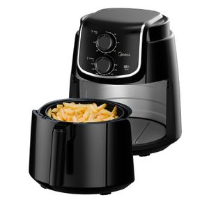 Fritadeira Midea Airfryer 4L GourmetFry Preta FRB45P